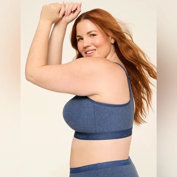 Cacique Cotton Collection Full coverage Unlined No-Wire 46H (5D) - Picture 2 of 12